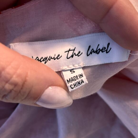 NEW Jacquie the Label Floral Patchwork Puff Sleeve Mini Dress Sz small - Picture 9 of 9